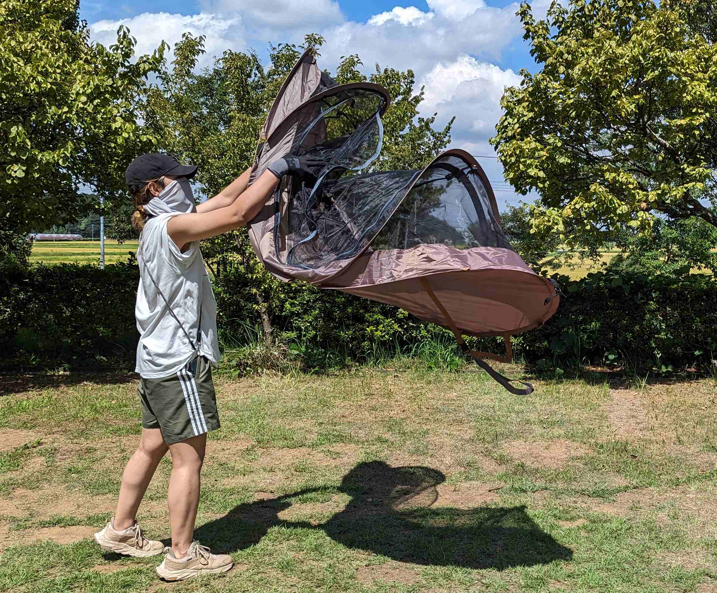 設営レビュー！】アルパインデザイン ポップアップシェルターテントII