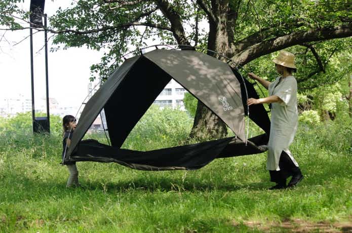 後悔しない逸品】DODの新作「サンシェード」は、テントとしても使えて
