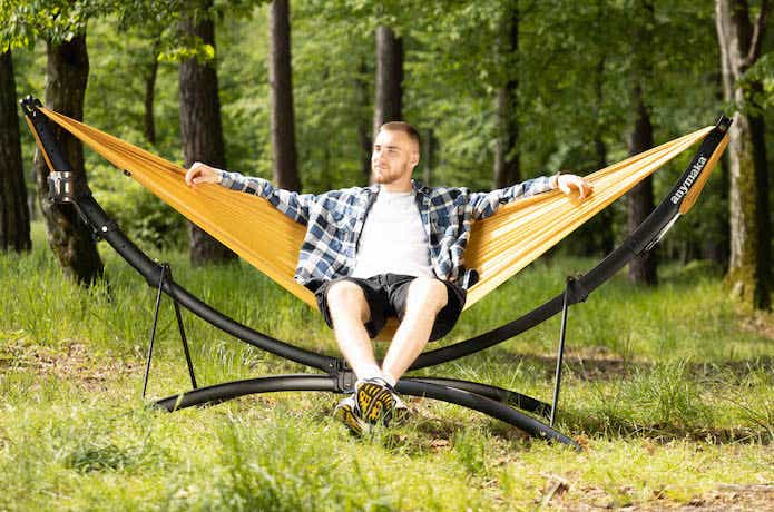 3秒で設置】バズったハンモック「anymaka」が8月9日より販売開始
