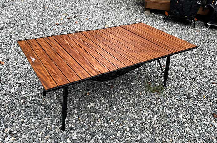 数多のテーブル遍歴を経てたどり着いた。ogawa「ロールテーブル L」が