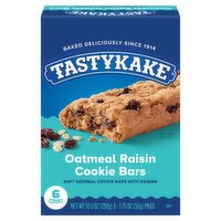 Tastykake Oatmeal Raisin Cookie Bars, 1.75 oz, 6 count - ShopRite