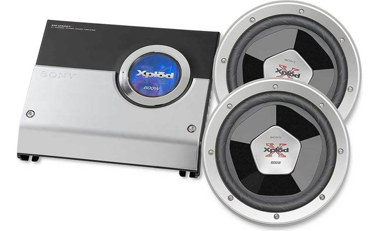 Sony Bass Package XM-1252GTR 2-channel amplifier Two XS-L100P5H 10