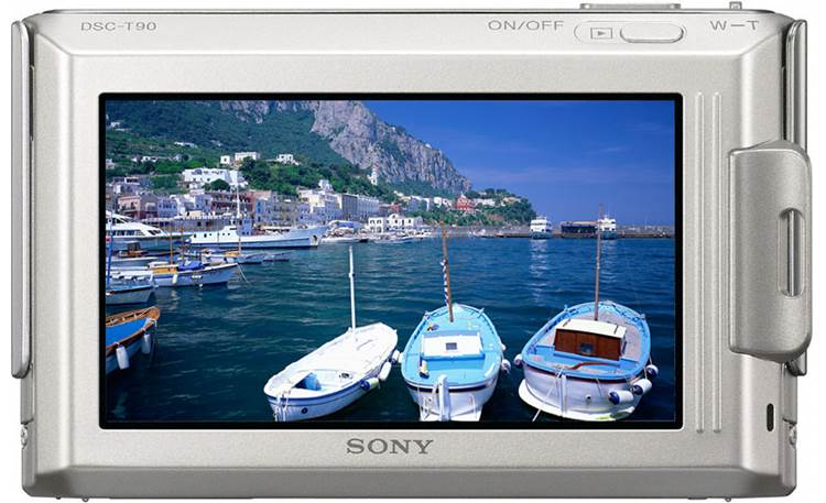 Sony Cyber-shot® DSC-T90 (Silver) 12.1-megapixel digital camera
