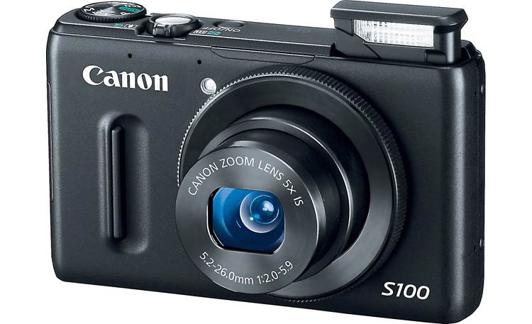 Canon PowerShot S100 (Black) 12.1-megapixel digital camera with 5X