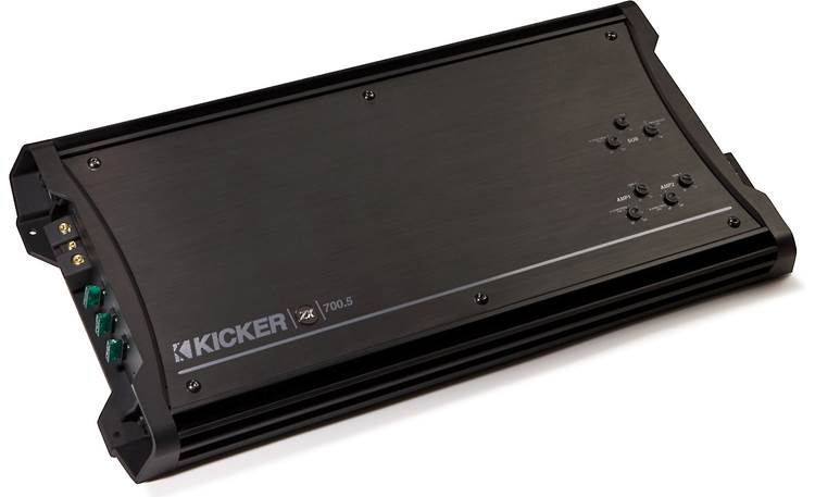 Kicker 11ZX700.5 5-channel car amplifier — 70 watts RMS x 4 at 4