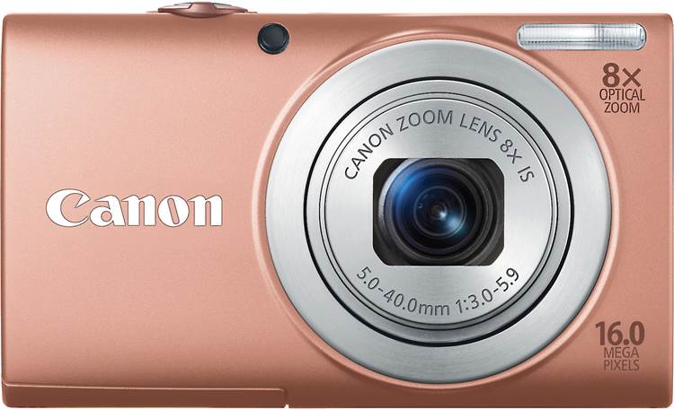 Canon PowerShot A4000 IS (Pink) 16-megapixel digital camera with
