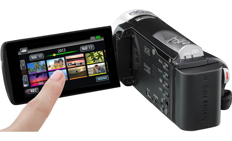 JVC Everio GZ-EX355 40X optical zoom HD camcorder with Wi-Fi® and
