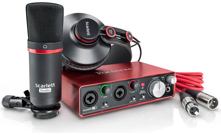 Focusrite Scarlett 2i2 Studio (Second Generation) Home recording