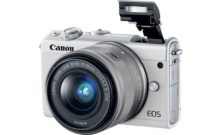 Canon EOS M100 Two Lens Kit (White) 24.2-megapixel mirrorless