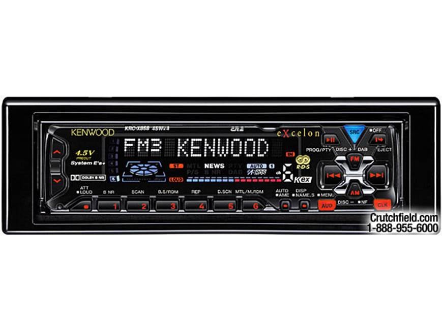 Kenwood Excelon KRC-X858 Cassette receiver with CD changer