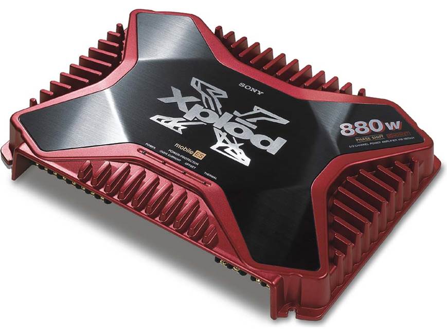 Sony ES XM-1805GX 40W x 4 + 150W x 1 Car Amplifier at Crutchfield