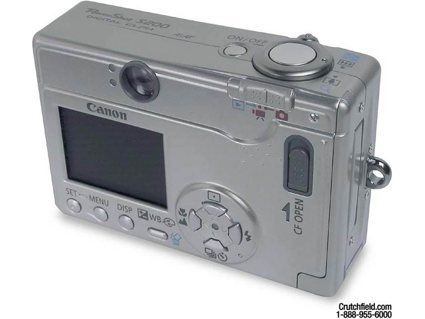 Canon PowerShot S200 ELPH Digital camera with CompactFlash™ card