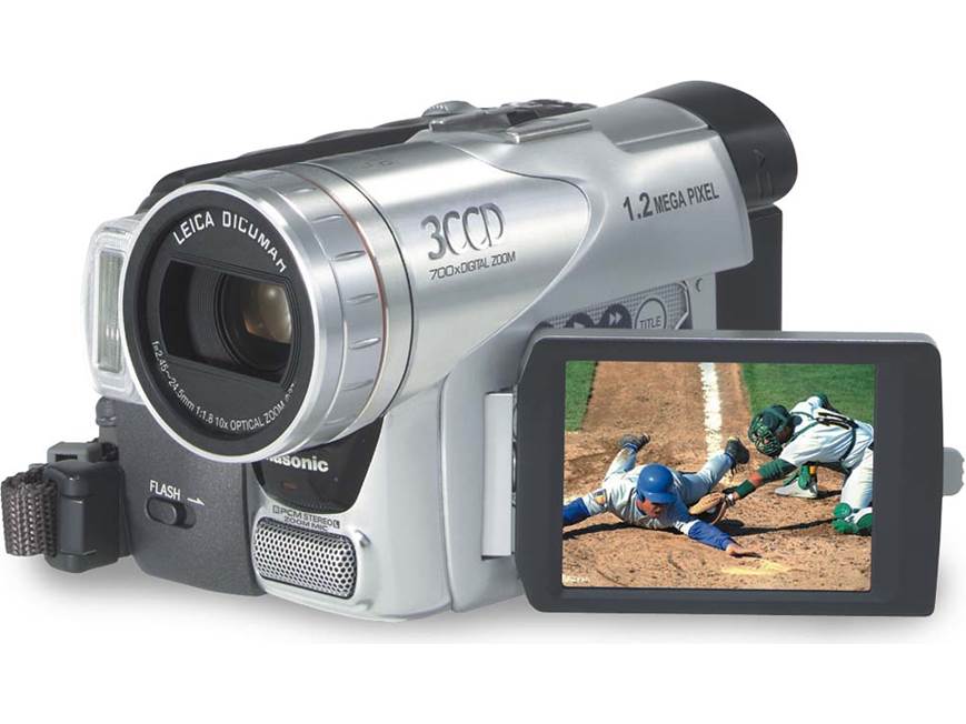Panasonic PV-GS70 3-CCD Mini DV digital camcorder at Crutchfield
