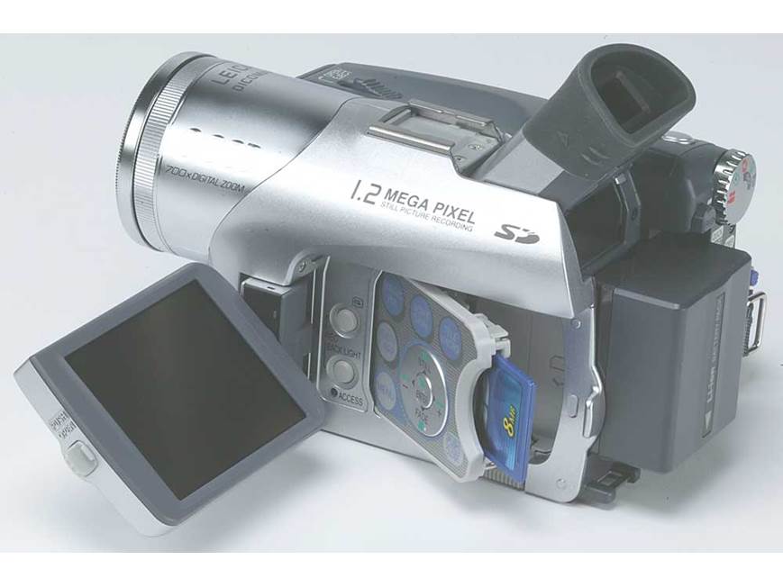 Panasonic PV-GS120 3-CCD Mini DV digital camcorder at Crutchfield
