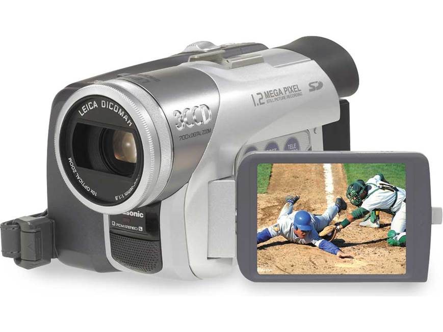 Panasonic PV-GS120 3-CCD Mini DV digital camcorder at Crutchfield