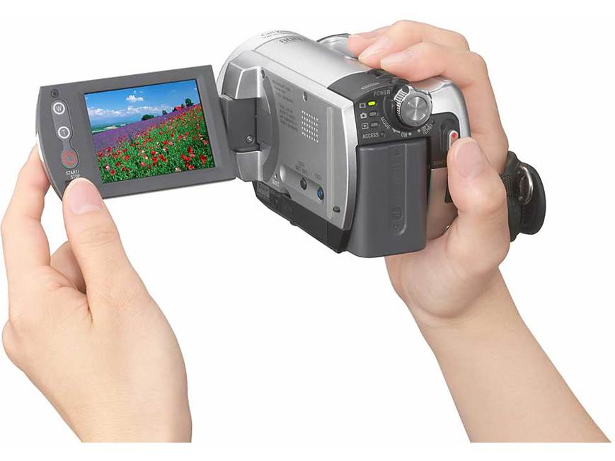 Sony DCR-SR40 30GB hard drive camcorder at Crutchfield