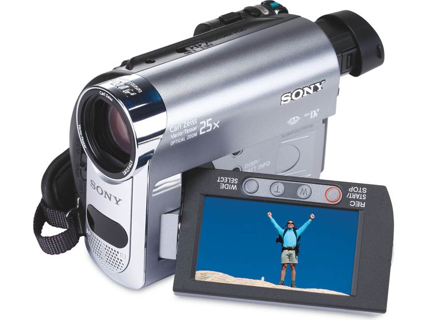 Sony DCR-HC62 Mini DV camcorder with 25X optical zoom at Crutchfield