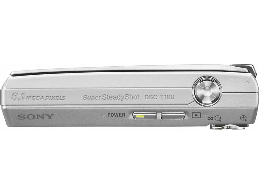 Sony Cyber-shot DSC-T100 (Silver) 8.1-megapixel digital camera