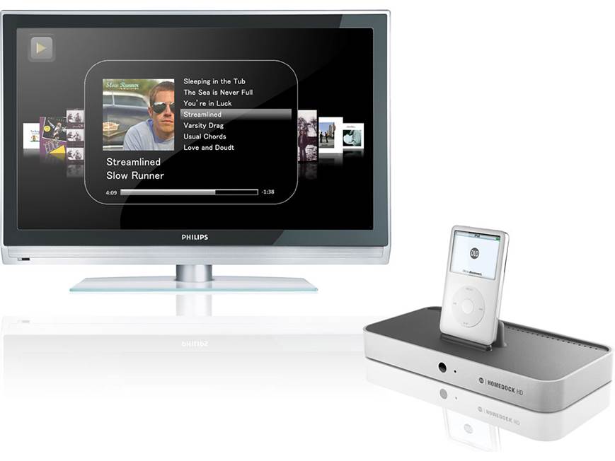 DLO HomeDock® HD iPod® dock for high-definition home audio/video