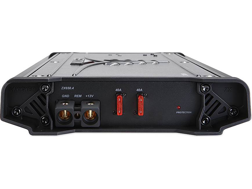 Kicker 08ZX650.4 4-channel car amplifier 120 watts RMS x 4 at