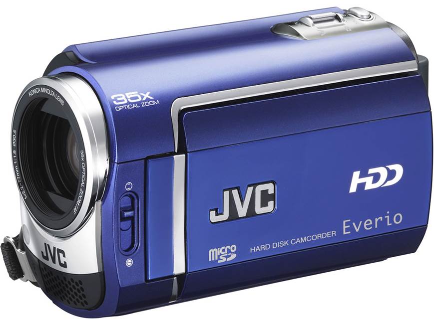 JVC GZ-MG330 (Sapphire Blue) 30GB hard drive/microSD™ card