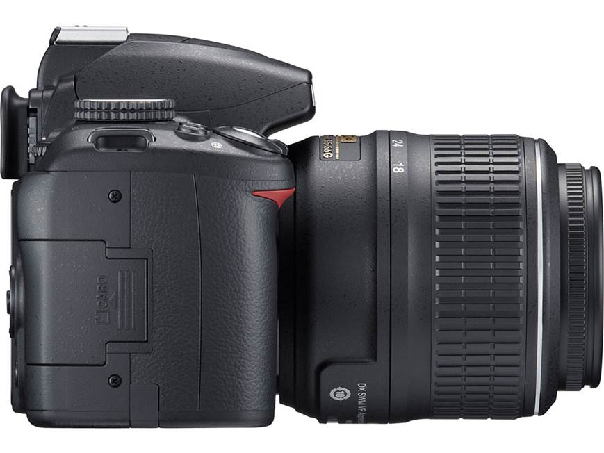 Nikon D3000 Kit 10.2-megapixel digital SLR camera with 18-55mm