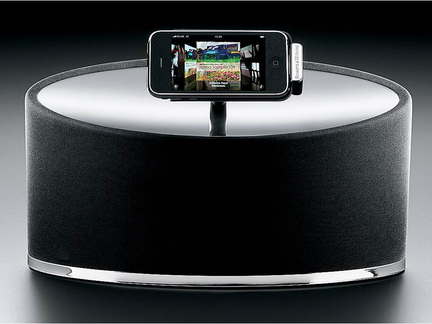 Bowers & Wilkins Zeppelin Mini Powered speaker system for iPod