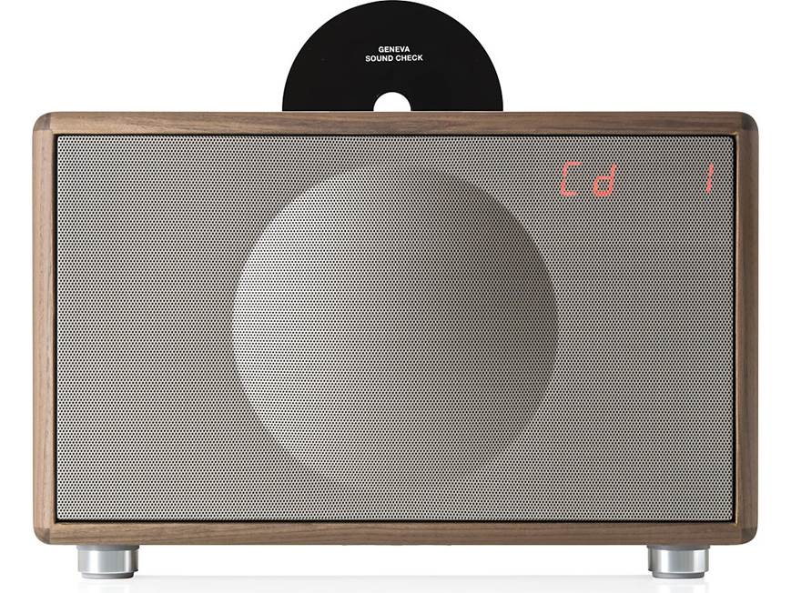 Geneva Sound System Model L (Walnut) CD player/radio with iPod