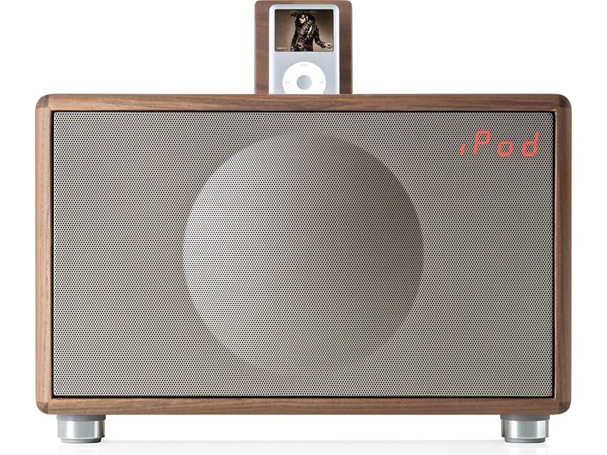 Geneva Sound System Model L (Red) CD player/radio with iPod® and