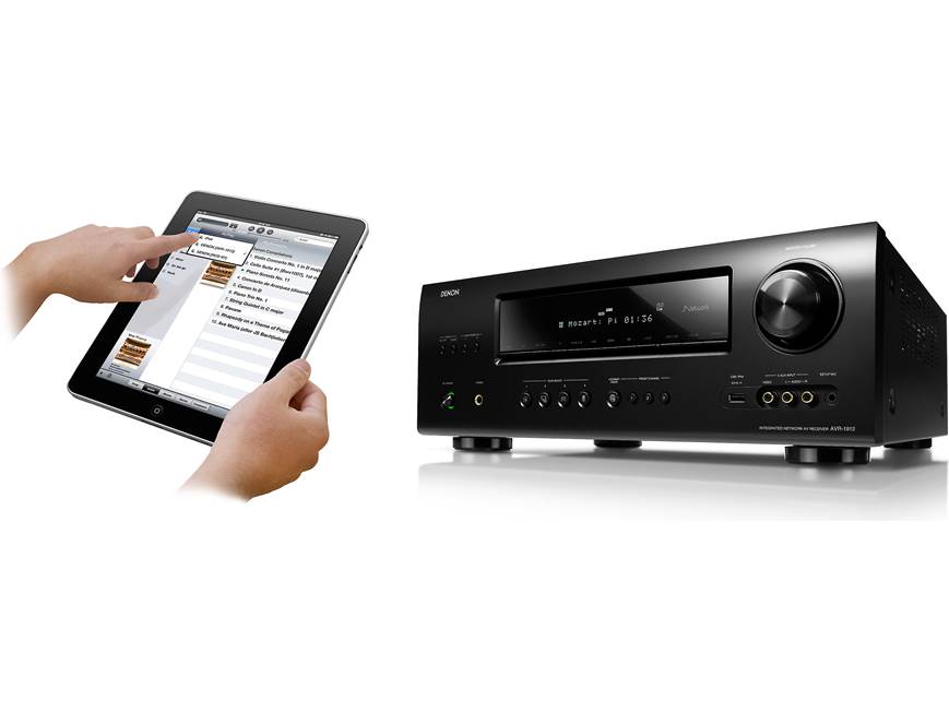 Denon AVR-1912 Home theater receiver with 3D-ready HDMI switching