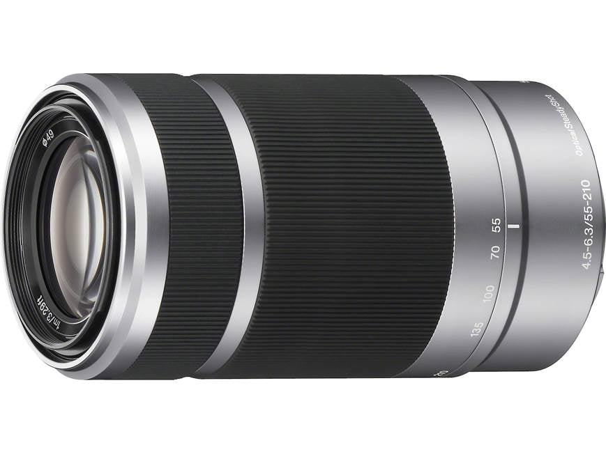 Sony SEL55210 55-210mm f/4.5-6.3 (Silver) Telephoto zoom lens for