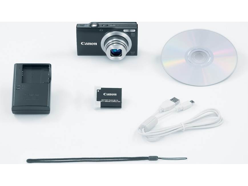 Canon PowerShot A4000 IS (Black) 16-megapixel digital camera with