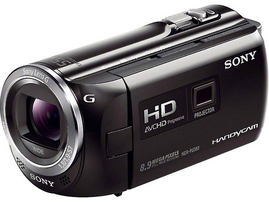 Sony Handycam® HDR-PJ380 High-definition projection camcorder with