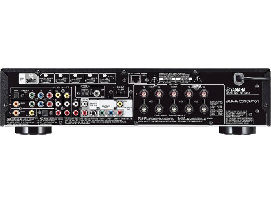 Yamaha RX-S600 Slimline 5.1-channel home theater receiver with