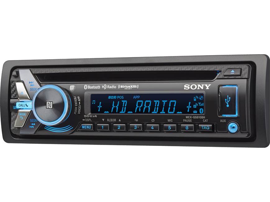 Sony MEX-GS810BH CD receiver at Crutchfield