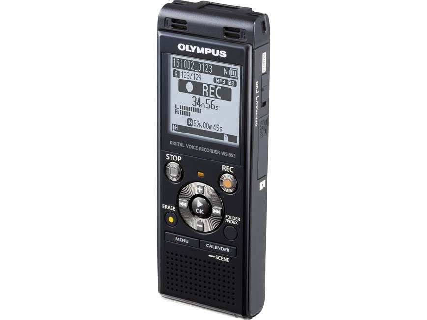 Olympus WS-853 8GB digital voice recorder with expandable memory