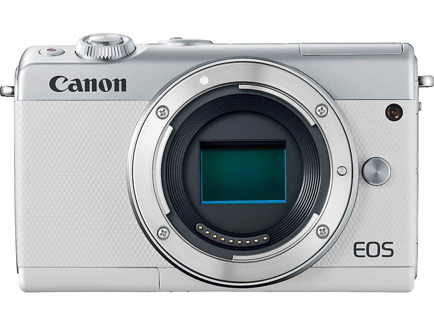 Canon EOS M100 Two Lens Kit (White) 24.2-megapixel mirrorless