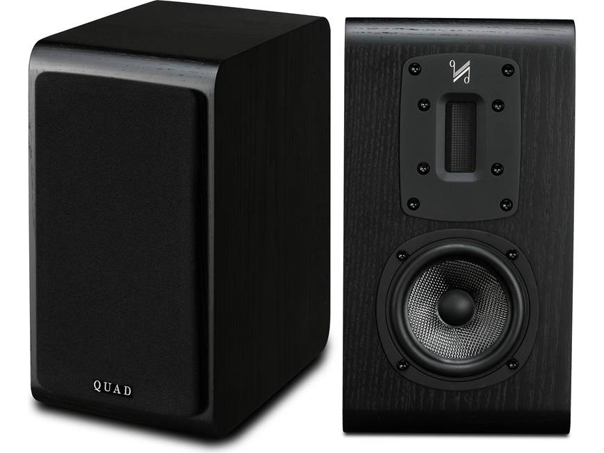 Quad S-1 (Black) Bookshelf speakers (Black) at Crutchfield