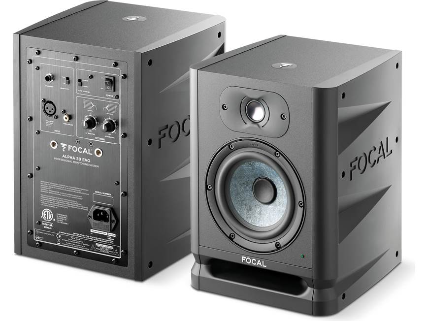 Focal Alpha 50 Evo Powered studio monitor with 5