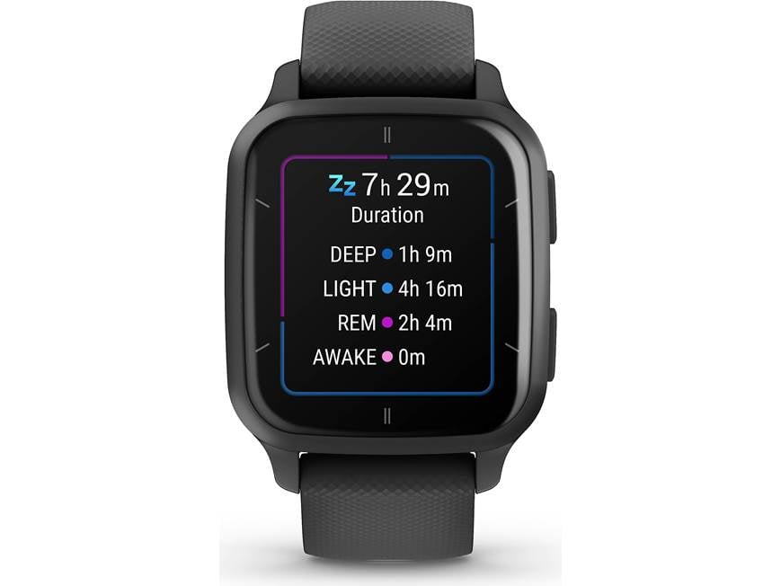 Garmin Venu SQ 2 Music Edition (Slate/Black) GPS smartwatch with
