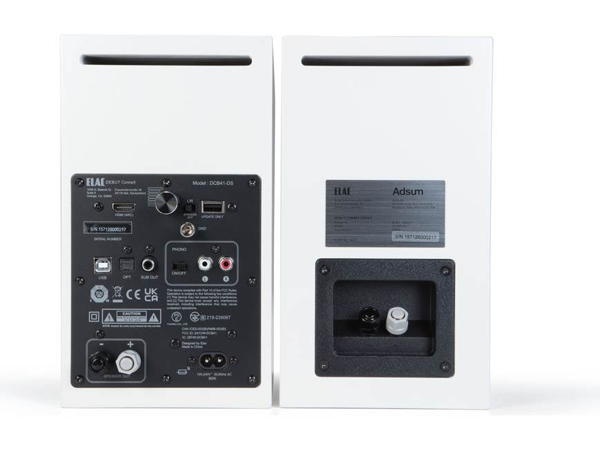 ELAC Debut ConneX Adsum Powered stereo speakers with phono input