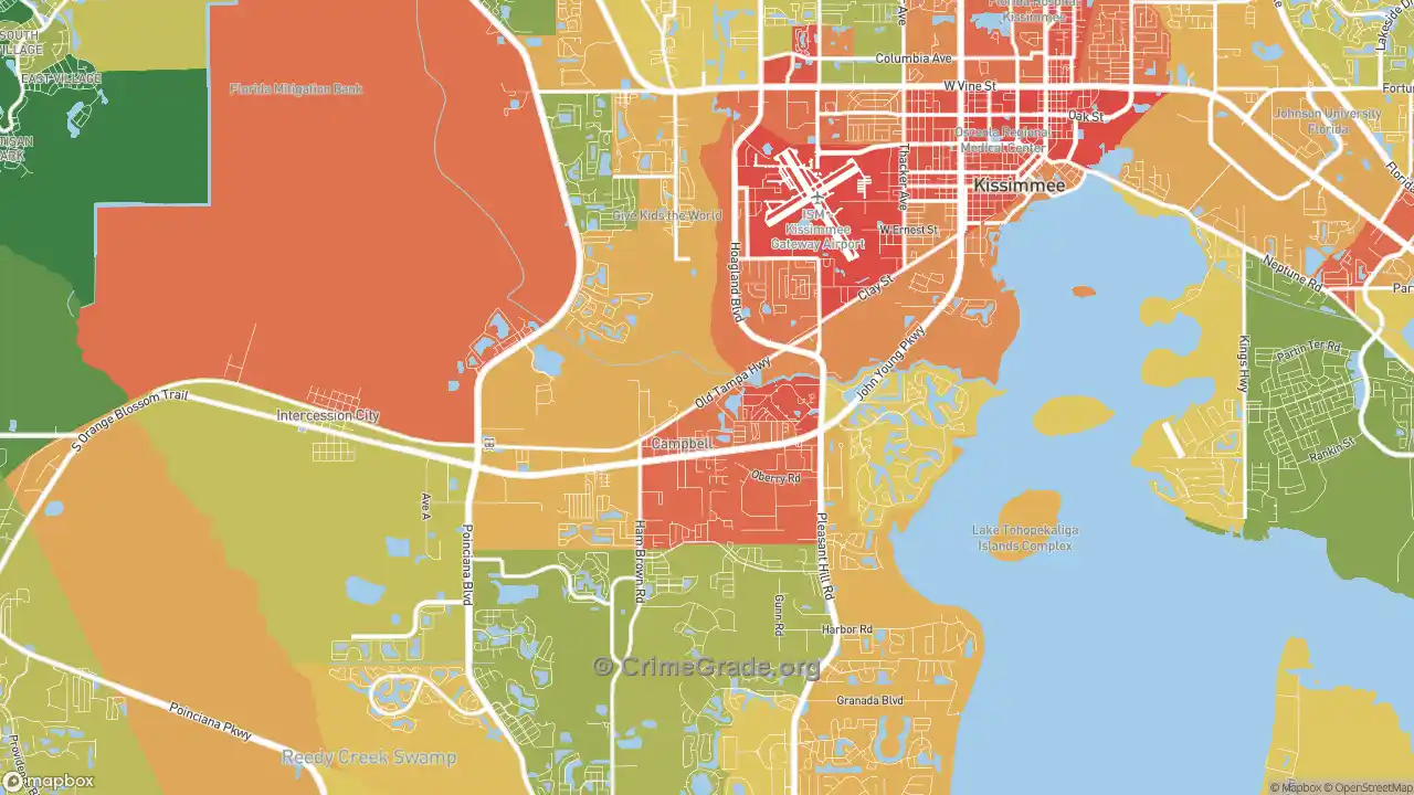 34746, FL Violent Crime Rates and Maps | CrimeGrade.org