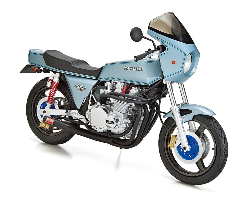 Aoshima 1/12 Kawasaki KZT00D Z1-R '77 Custom Motorcycle Plastic
