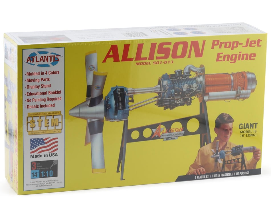 Atlantis Toy and Hobby Inc. Allison 501-D13 1/10 Prop-Jet Aircraft