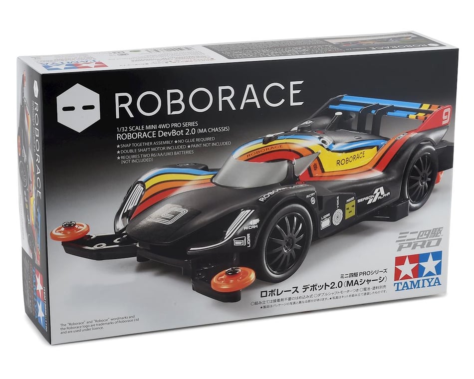 Tamiya 1/32 Roborace DebBot 2.0 MA Chassis Mini 4WD Kit [TAM18656