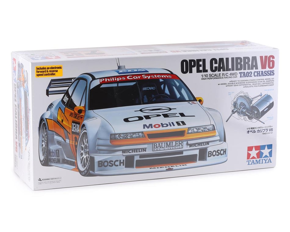 Tamiya Opel Calibra V6 TA-02 1/10 4WD Electric Touring Car Kit