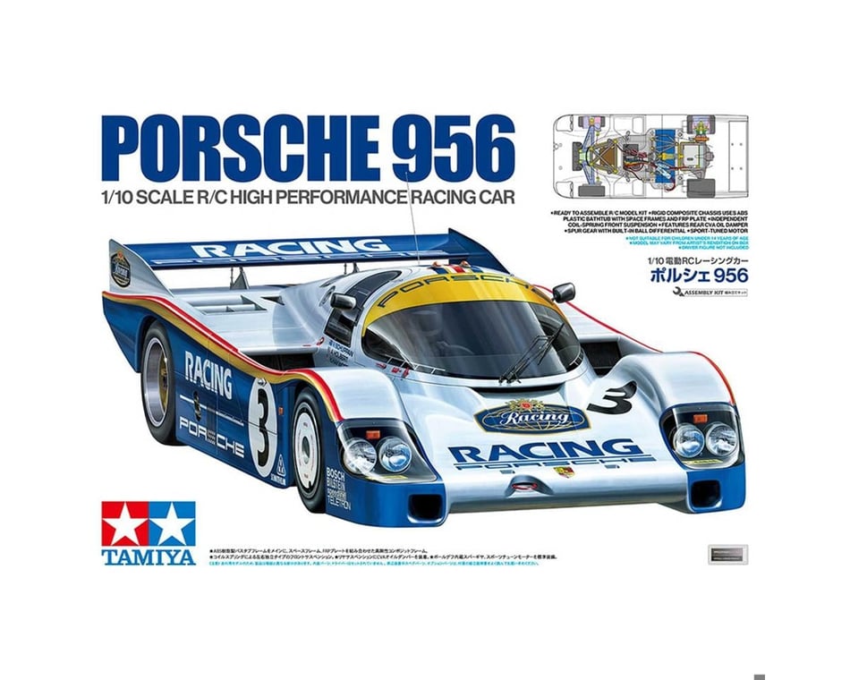 Tamiya Porsche 956 1/10 2WD On-Road Kit (Limited Edition