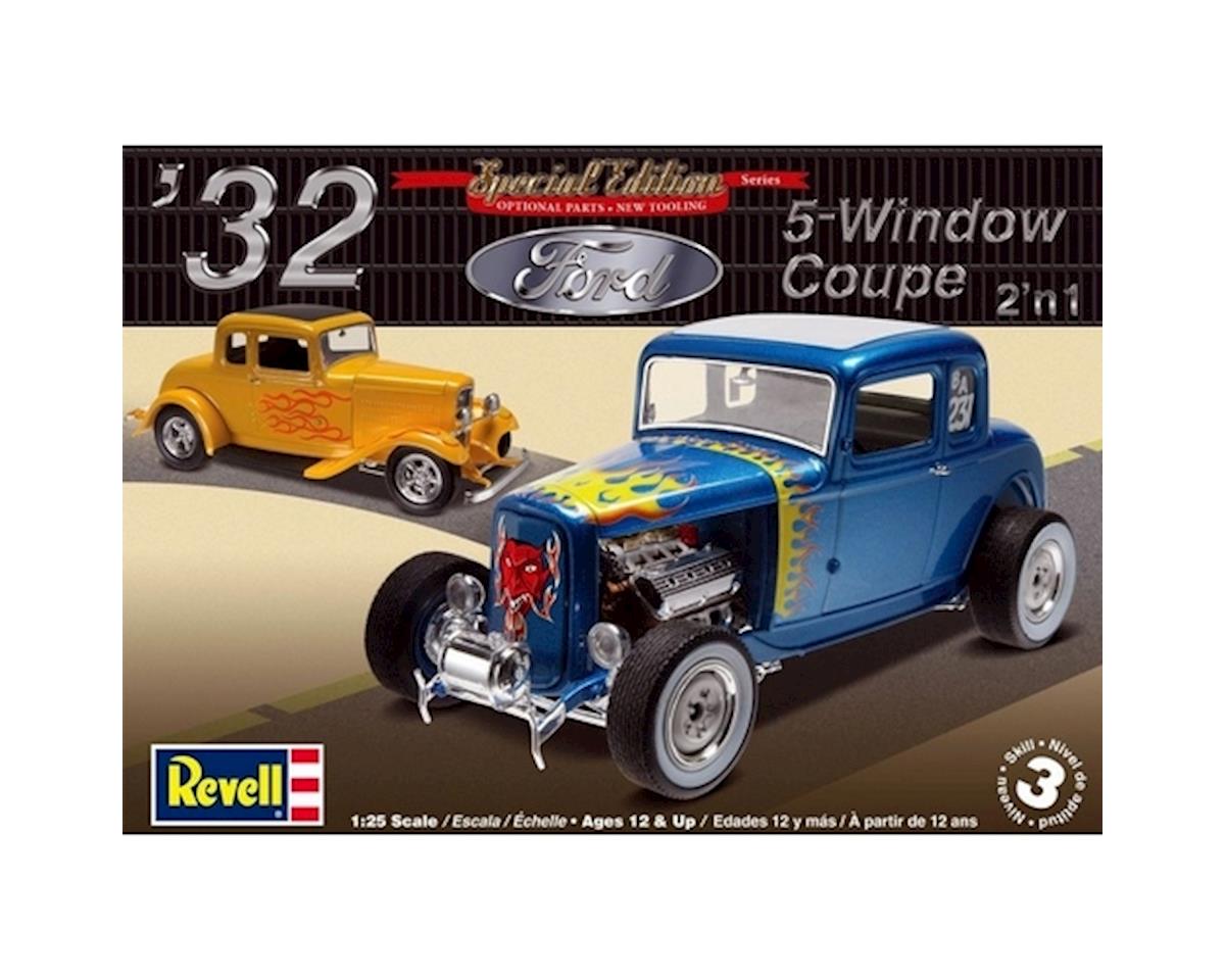 Revell 1/25 '32 Ford 5 Window Coupe 2n1 Model Kit [RMX854228
