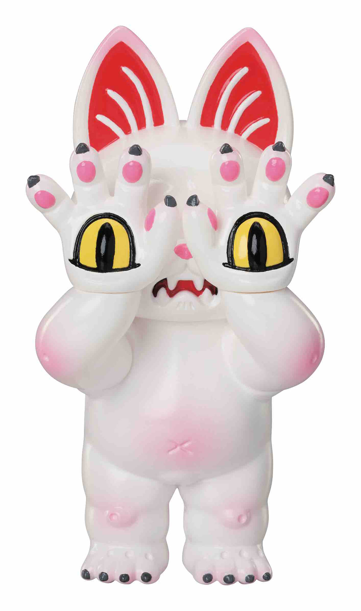 ソフビ即完の “ジゴクネコおにぎり” がカプセルアイテムで登場