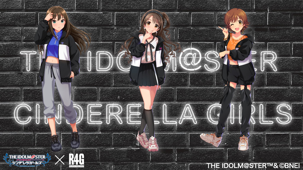 アイマス』×「R4G」☆渋谷凛、島村卯月、本田未央がコラボアイテムで